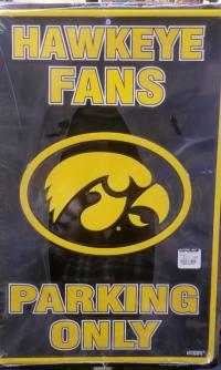 Iowa parking sign 