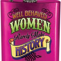 Well behaved women flask