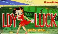 Betty boop Lady luck sign