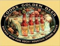 Coors golden beer sign