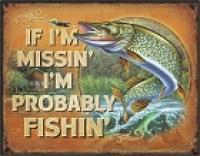 If I'm missing fishing sign