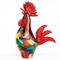Rooster glass