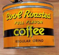 Antique cool roasted coffee tin