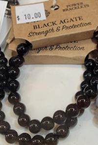 Black agate bracelet 