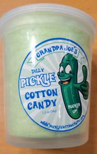 Pickle cotten candy
