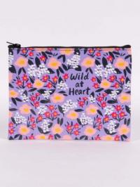 Wild at heart zipper bag