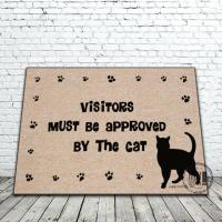 Visitors approved by the cat