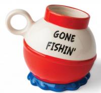 Gone fishing mug