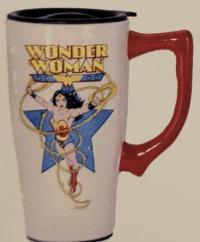 Wonder woman ceramic mug lid