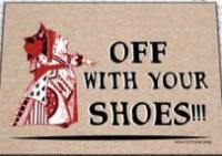 Off with your shoes