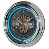 Harley neon clock