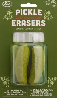 Pickle erasers