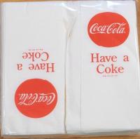 Coke napkins